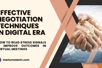 Effective Negotiation Techniques in Digital Era – How to Read Stress Signals & Improve Outcomes in Virtual Meetings in 2025